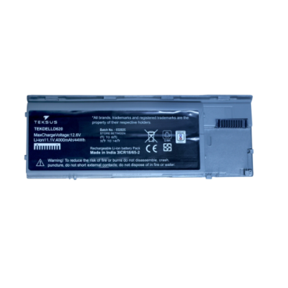Teksus Compatible Battery for Dell D620 – Latitude D620, D630, D631, Precision M2300 Laptops (4000mAh, 6-Cell)