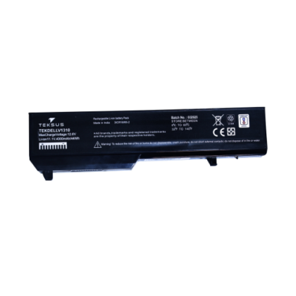 Teksus Compatible Battery for Dell V1310 – Vostro 1320, 1510, 1520, 2510 Laptops (4000mAh, 6-Cell)