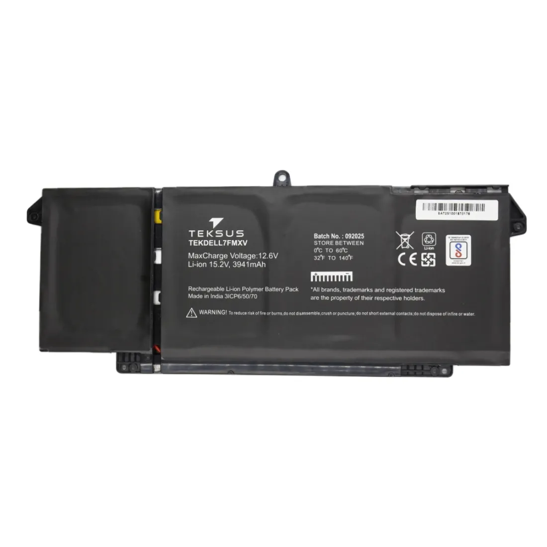 Teksus Laptop Battery Compatible For Dell Latitude 5320 | 7FMXV - Image 2