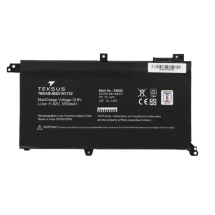 Teksus Laptop Battery Compatible For Asus X571GT | B31N1732
