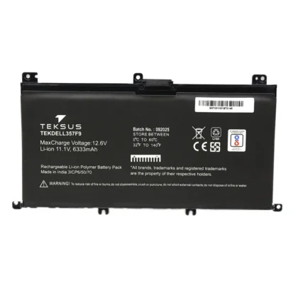 Teksus Laptop Battery Compatible For Dell Inspiron 15 7567 | 357F9