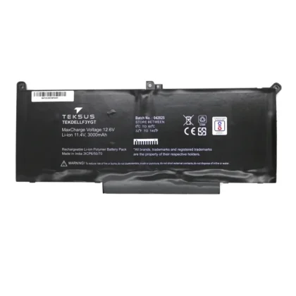 Teksus Laptop Battery Compatible For Dell Latitude 7480 | 7490 | F3YGT