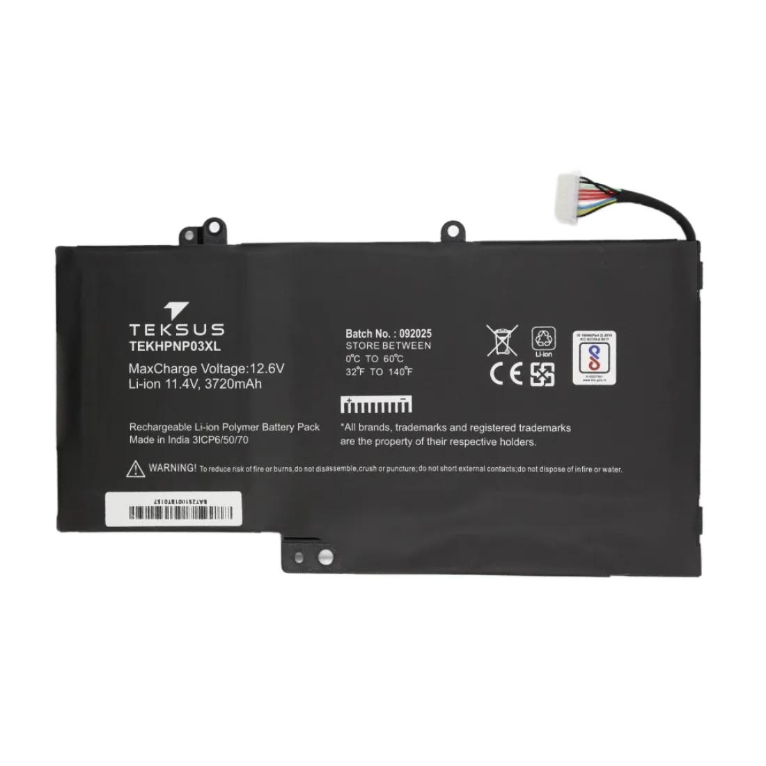 Teksus Laptop Battery Compatible For HP NP03XL - Image 2