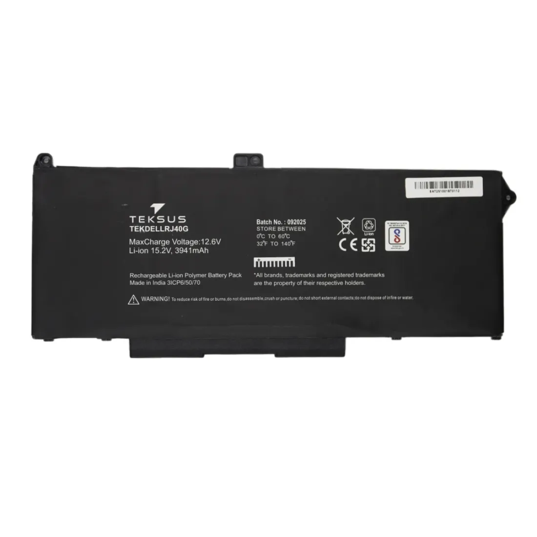 Teksus Laptop Battery Compatible For Dell Latitude 5420 | RJ40G - Image 2