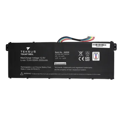 Teksus Laptop Battery Compatible For ACER ASPIRE V5 A515-43 - AP19B5L