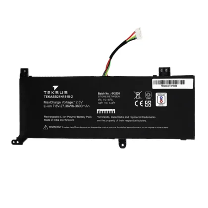 Teksus Laptop Battery Compatible For Asus B21N1818-2 2C