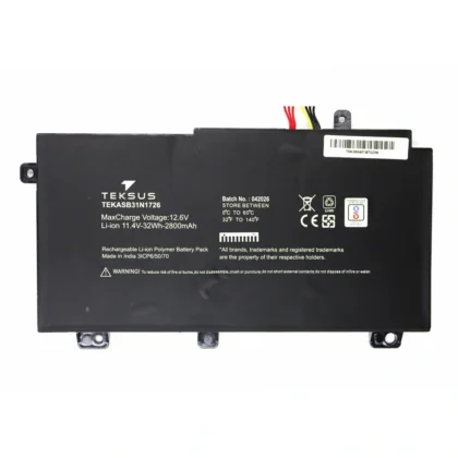 Teksus Laptop Battery Compatible For Asus FX80 - B31N1726-4 3C