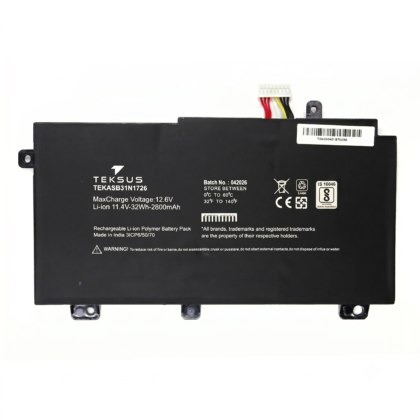 Teksus Laptop Battery Compatible For Asus FX80 - B31N1726-4 3C