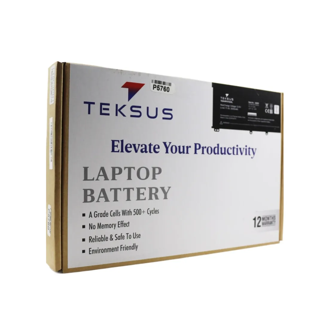 Teksus Laptop Battery Compatible For Lenovo ThinkPad T570 - 01AV493 4C - Image 2