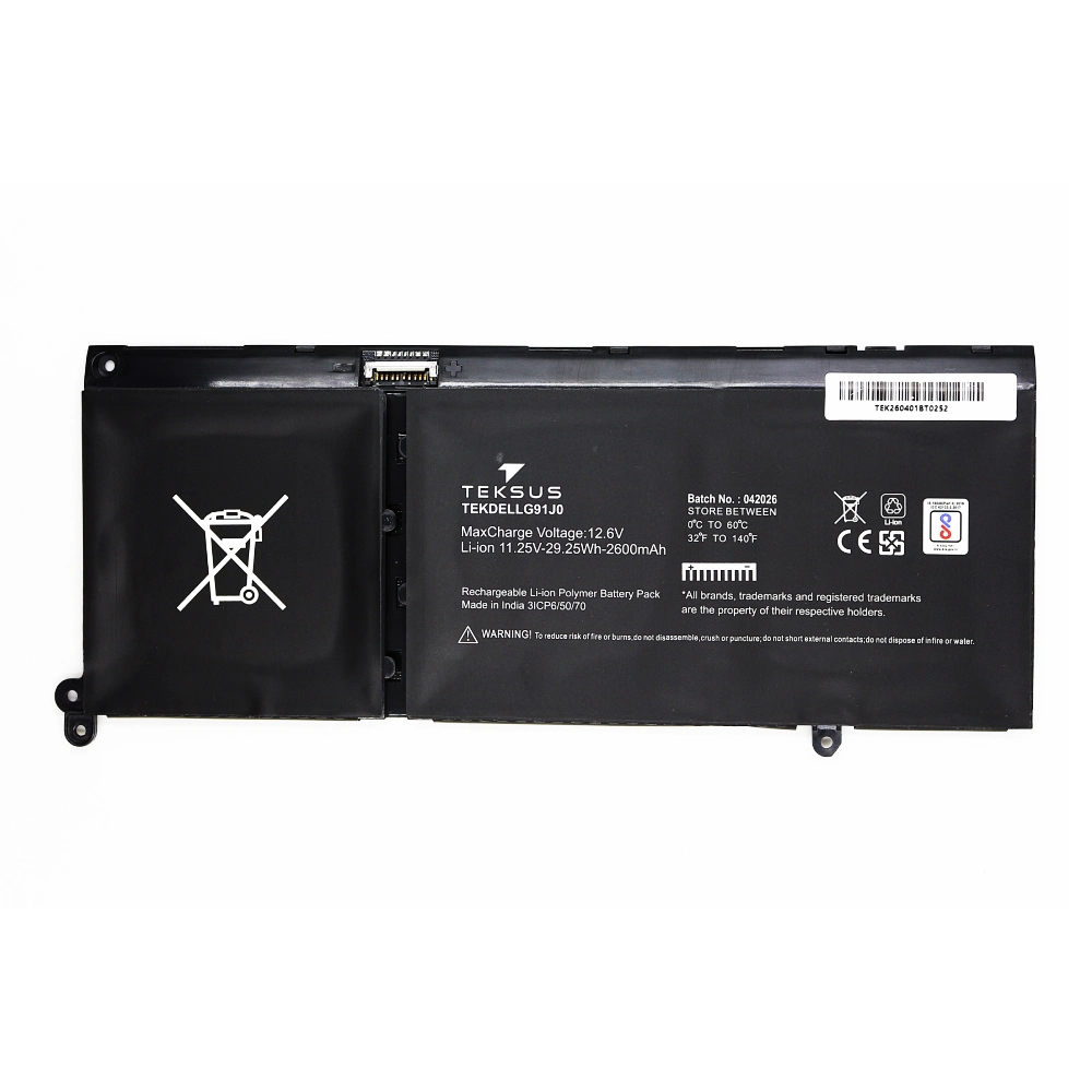 Teksus Laptop Battery Compatible For Dell Inspiron G91J0 3C