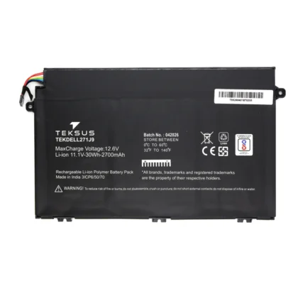 Teksus Laptop Battery Compatible For Dell Latitude 271J9 3C