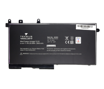 Teksus Laptop Battery Compatible For Dell Latitude 93FTF