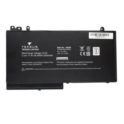 Teksus Laptop Battery Compatible For Dell Latitude RYXXH 3C