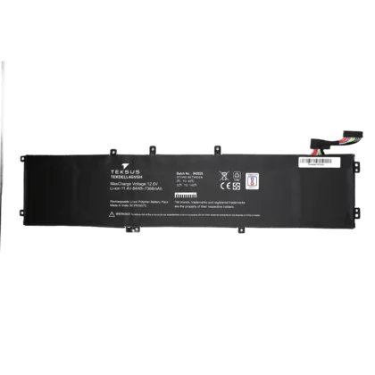 Teksus Laptop Battery Compatible For Dell XPS 15 9550 - 4GVGH 6C