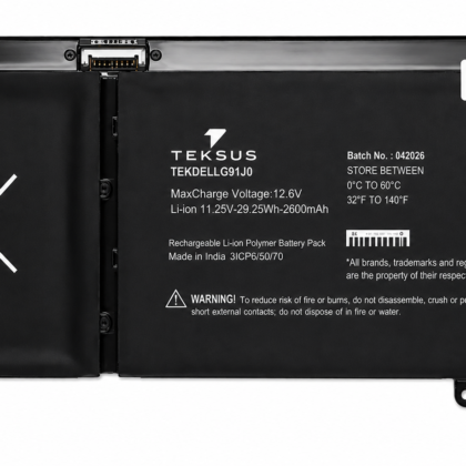 Teksus Laptop Battery Compatible For Dell Inspiron G91J0 3C