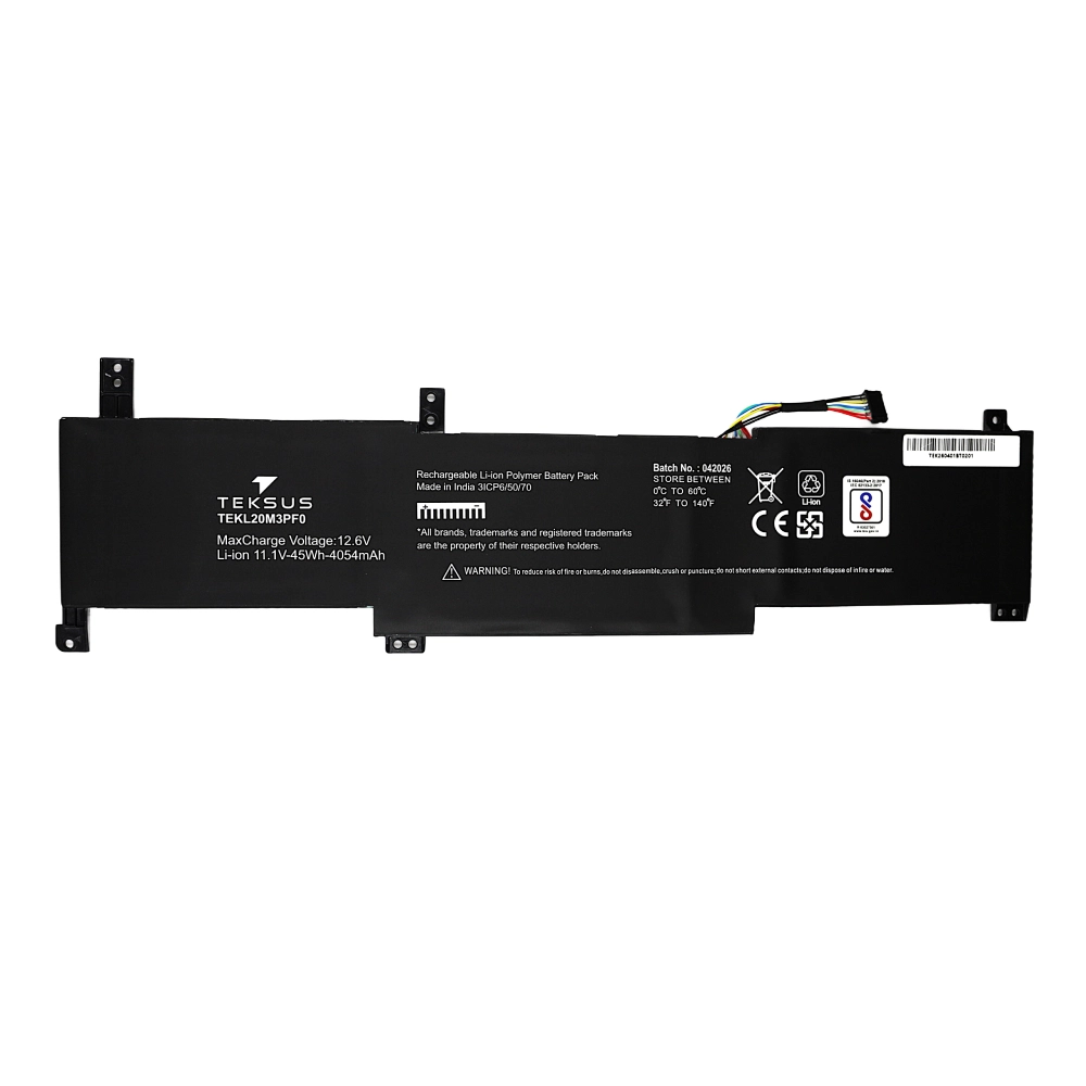 Teksus Laptop Battery Compatible For Lenovo Ideapad L20M3PF0