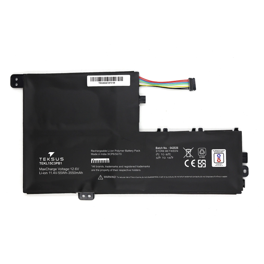Teksus Laptop Battery Compatible For Lenovo Yoga L15C3PB1